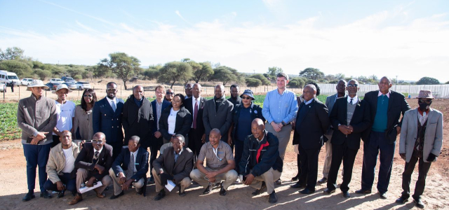 1.	Delegates during the handover event at the Metsimothlabe project site
