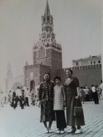 Guljamal Nurmuhamedova in Moscow when she was young