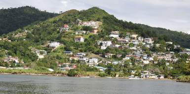 Houses in the Caribbean